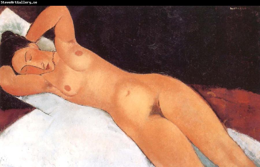 Amedeo Modigliani Nude with necklace